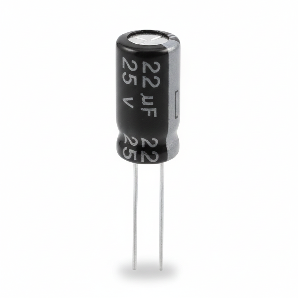 22uF 25V Electrolytic Capacitor
