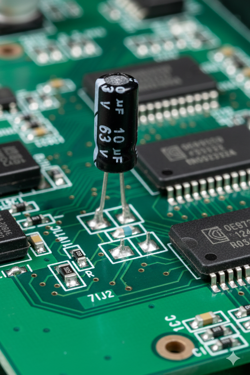 10uf 63V Electrolytic Capacitor