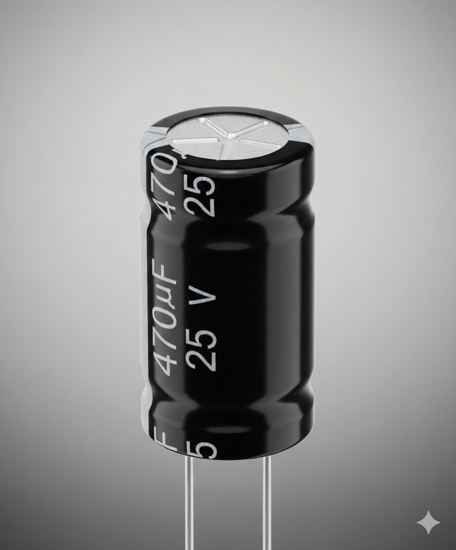 470uf 25v Electrolytic Capacitor