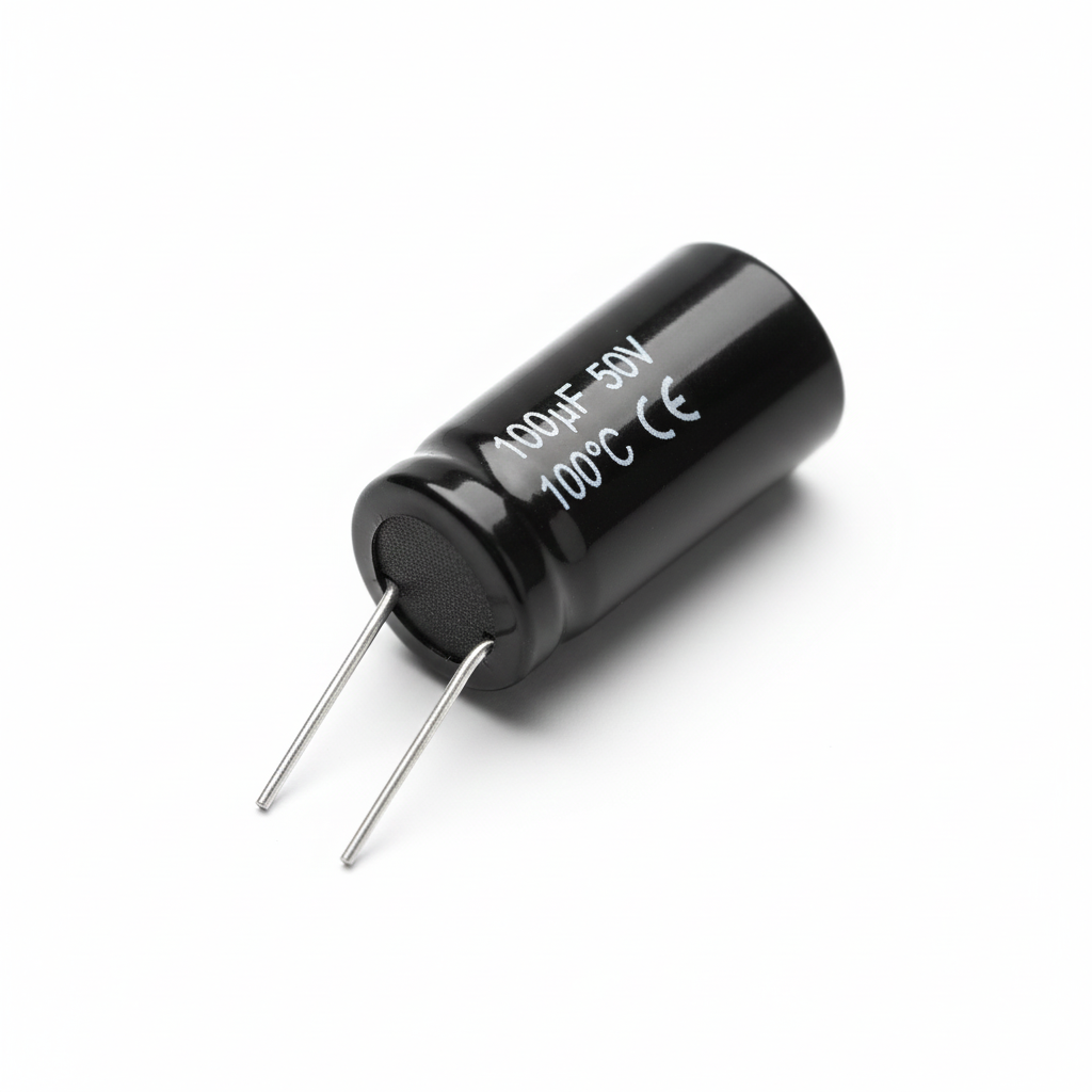 100uF 50V Electrolytic Capacitor