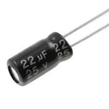 22uF 25V Electrolytic Capacitor